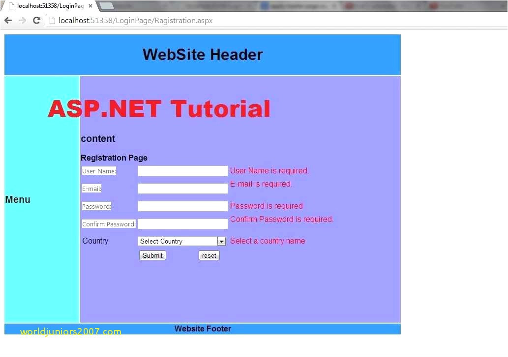 Net Tutorial. Masternet. Login Page html youtube. Asp page login