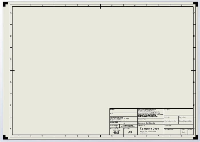 Autocad Templates Free Dwg Autocad Mechanical Drawing Templates Free Download