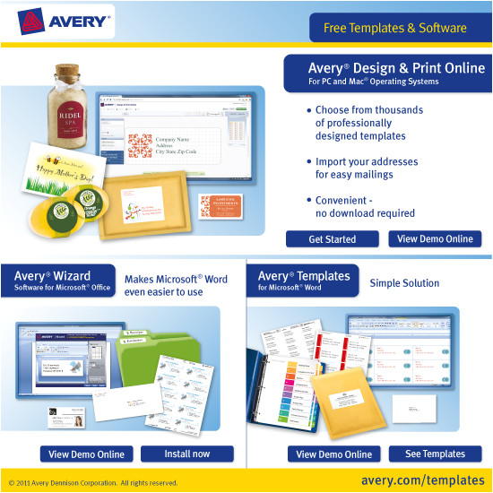 Avery Templates and software software Ui Avery Free Templates software Domestika