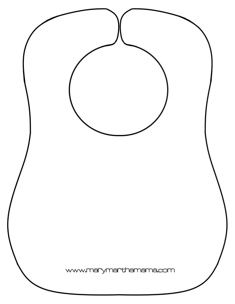 Baby Bib Templates Baby Bib Pattern Tutorial Mary Martha Mama