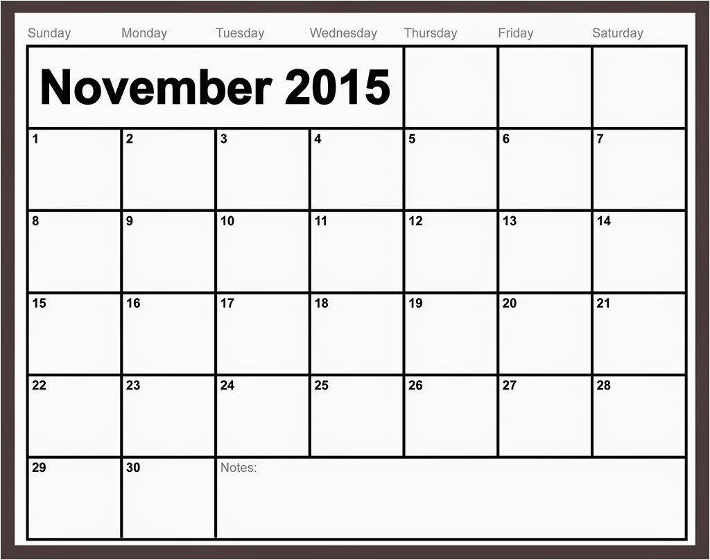 Blank Calendar Template November 2013 Free Printable Calendar Free