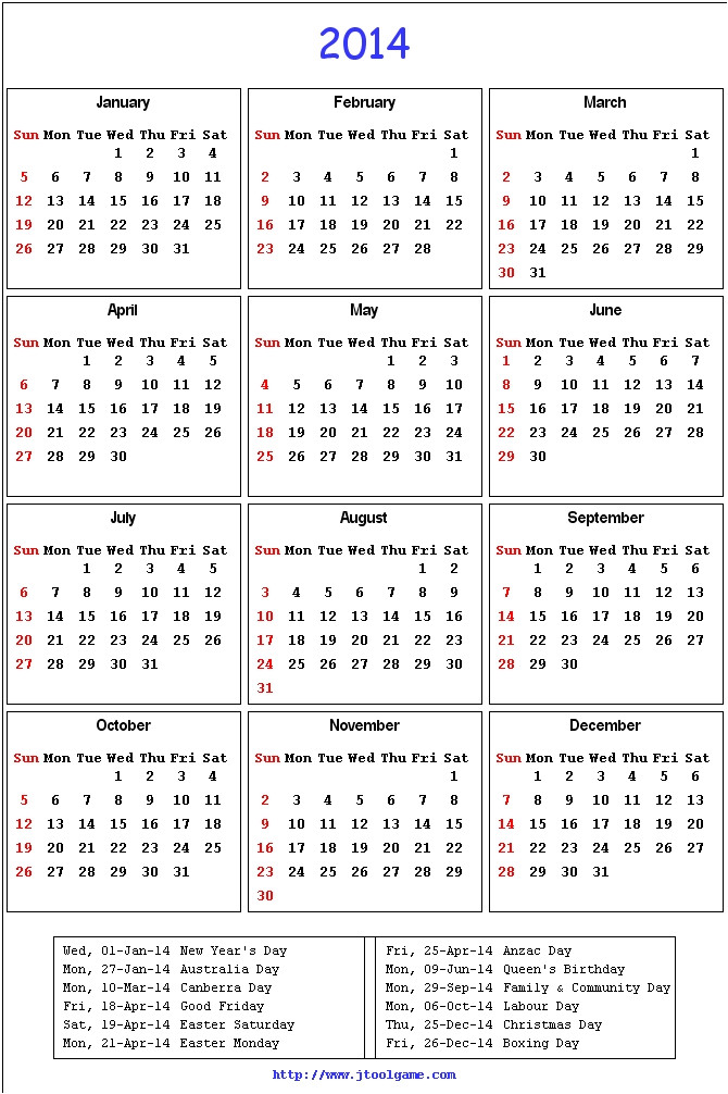 Calendar Template 2014 Australia Search Results for Calendar Australia 2014 Calendar 2015