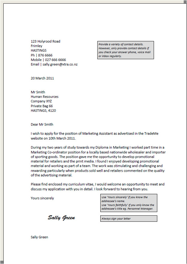 Careers Nz Cover Letter Cover Letter