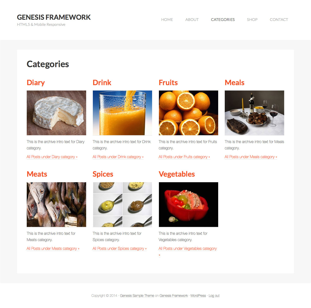 Category Page Template WordPress Category Images Grid Template In Genesis Sridhar Katakam