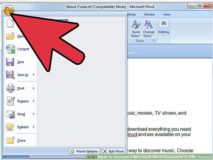 Convert Word Document to Template 7 Ways to Convert A Microsoft Word Document to Pdf format