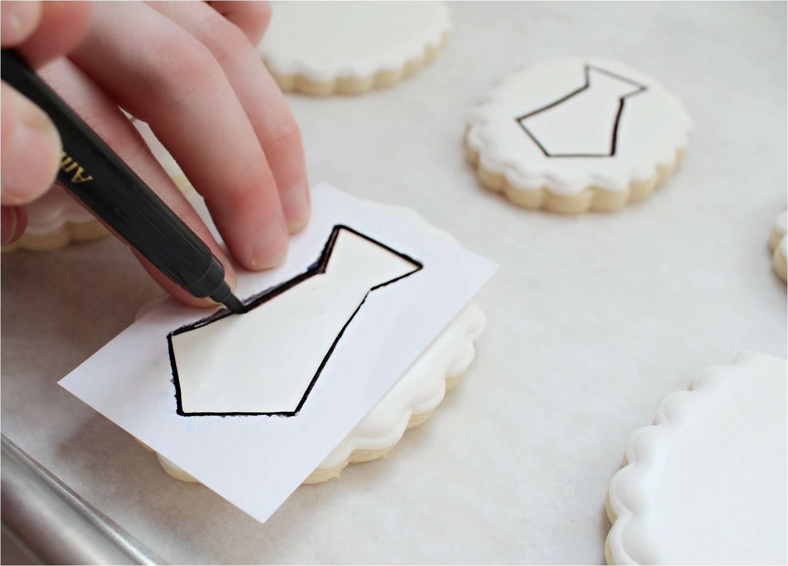 Cookie Stencil Templates Making A Paper Cookie Stencil the Sweet Adventures Of