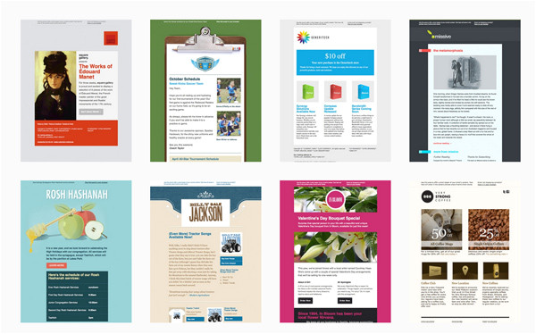 Cool Mailchimp Templates 40 Cool Email Newsletter Templates for Free