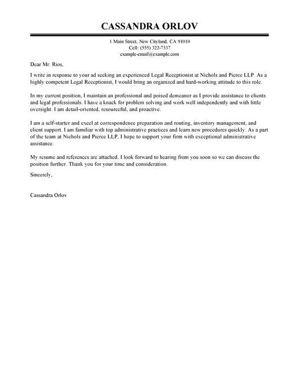 chiropractic admin cover letter