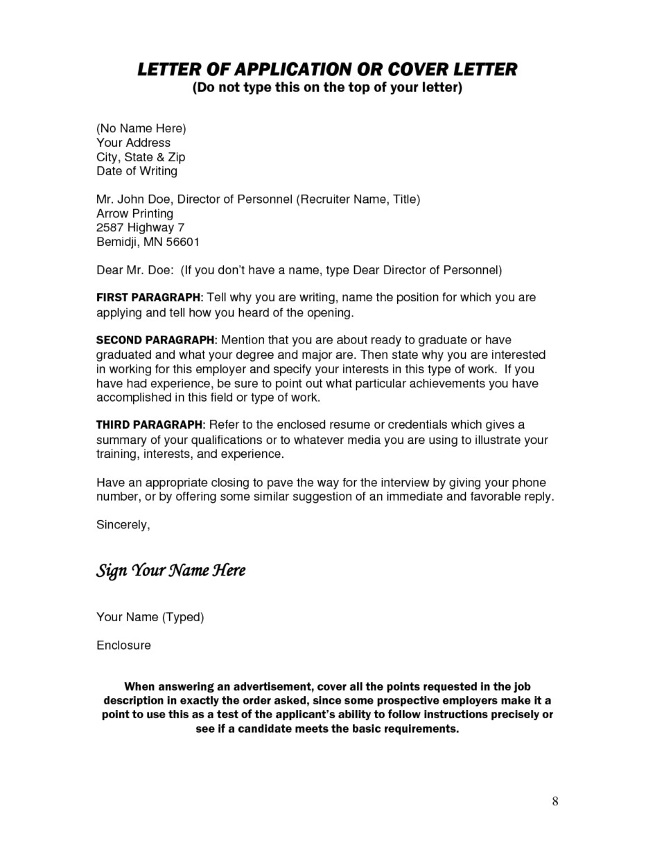 Cover Letter without Contact Information Cover Letter without Contact Name the Letter Sample
