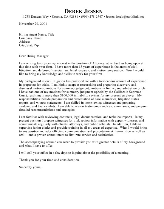 Cover Letters for attorneys Writing A Letter to A Lawyer Sample Letter Of Recommendation