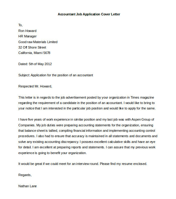 Covering Letter for Job Application In Word format 54 Free Cover Letter Templates Pdf Doc Free