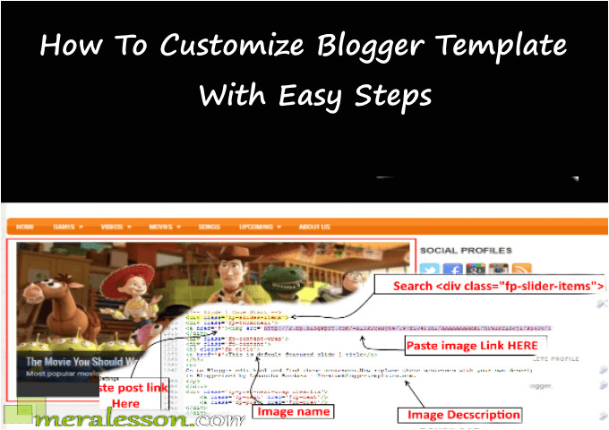 Customizing Blogger Template How to Customize Blogger Template with Easy Steps
