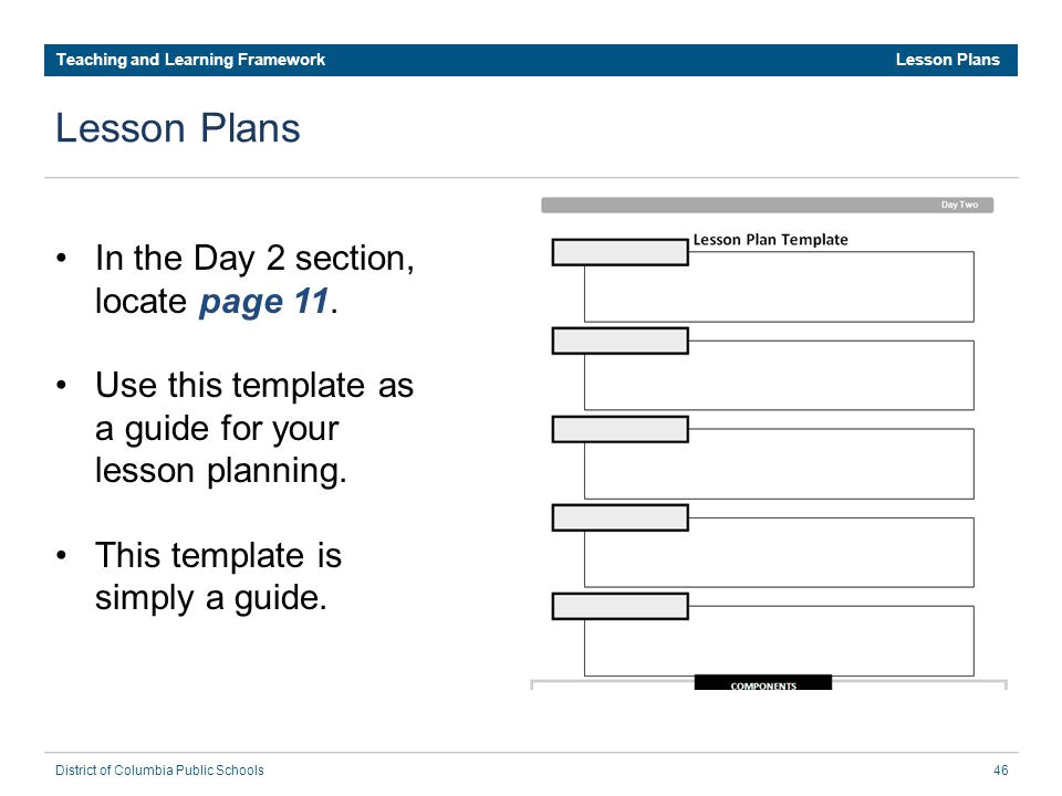 Dcps Lesson Plan Template