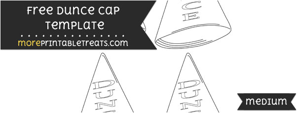 Dunce Hat Template Dunce Cap Template Small