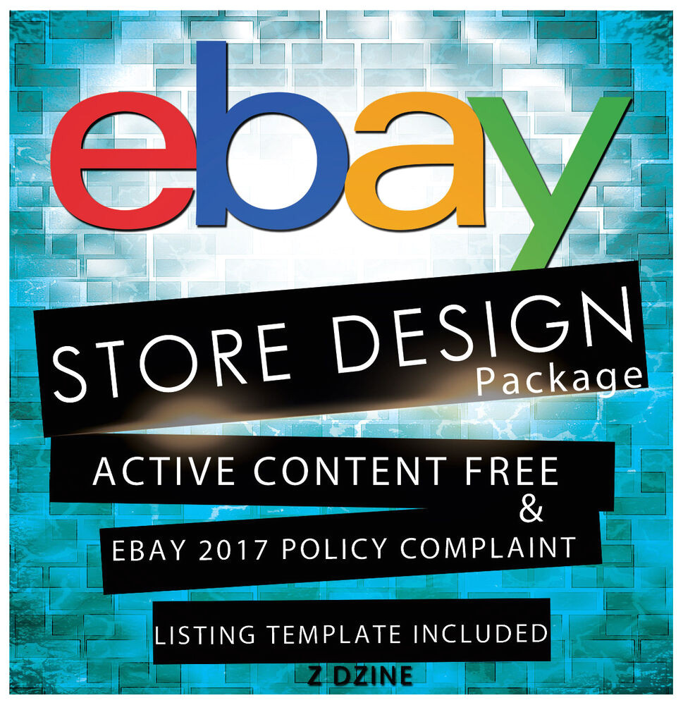 Ebay Storefront Template Ebay Store Design Auction Listing Template Professional