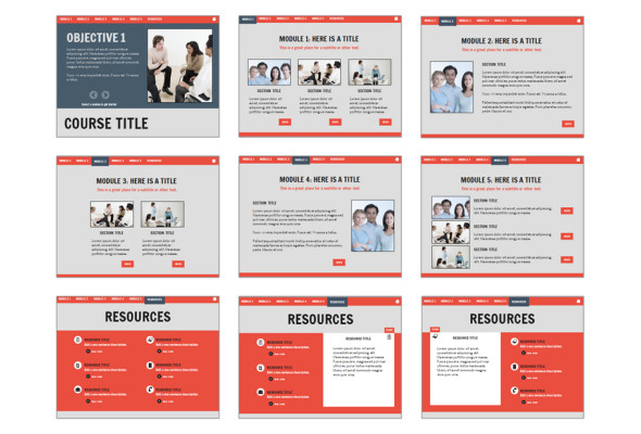 Elearning Heroes Templates Business Gray Template E Learning Heroes