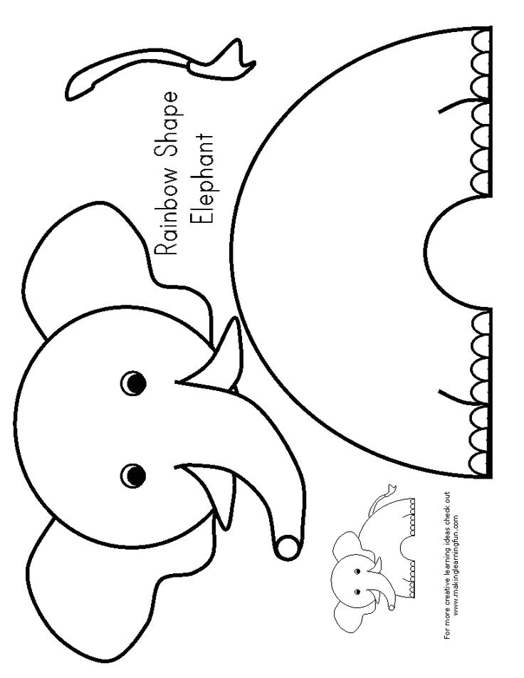 Elephant Template for Preschool 25 Best Ideas About Preschool Elephant Crafts On