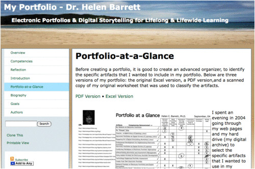 Eportfolio Templates Examples Resumes Eportfolios My Ecoach