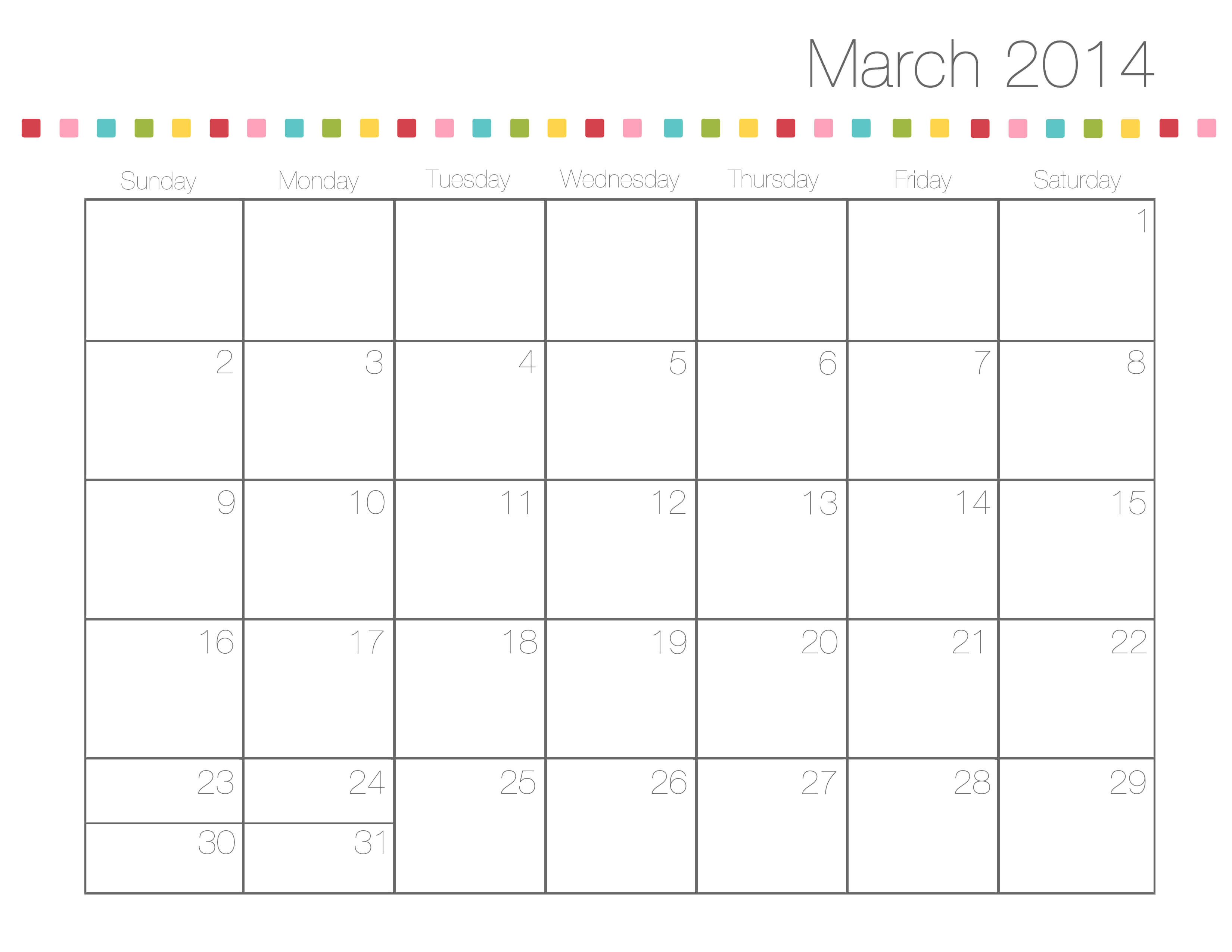 Family Calendar Template 2014 Free Printable Calendars I Heart Nap Time