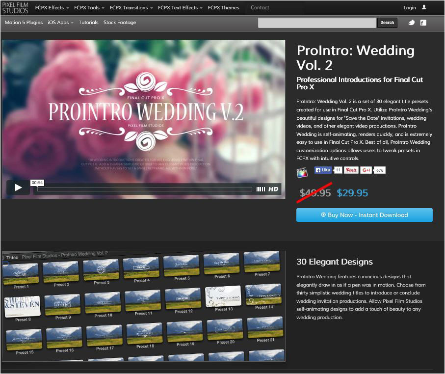 Fcpx Wedding Templates Announcing the Release Of Prointro Wedding Volume 2 From