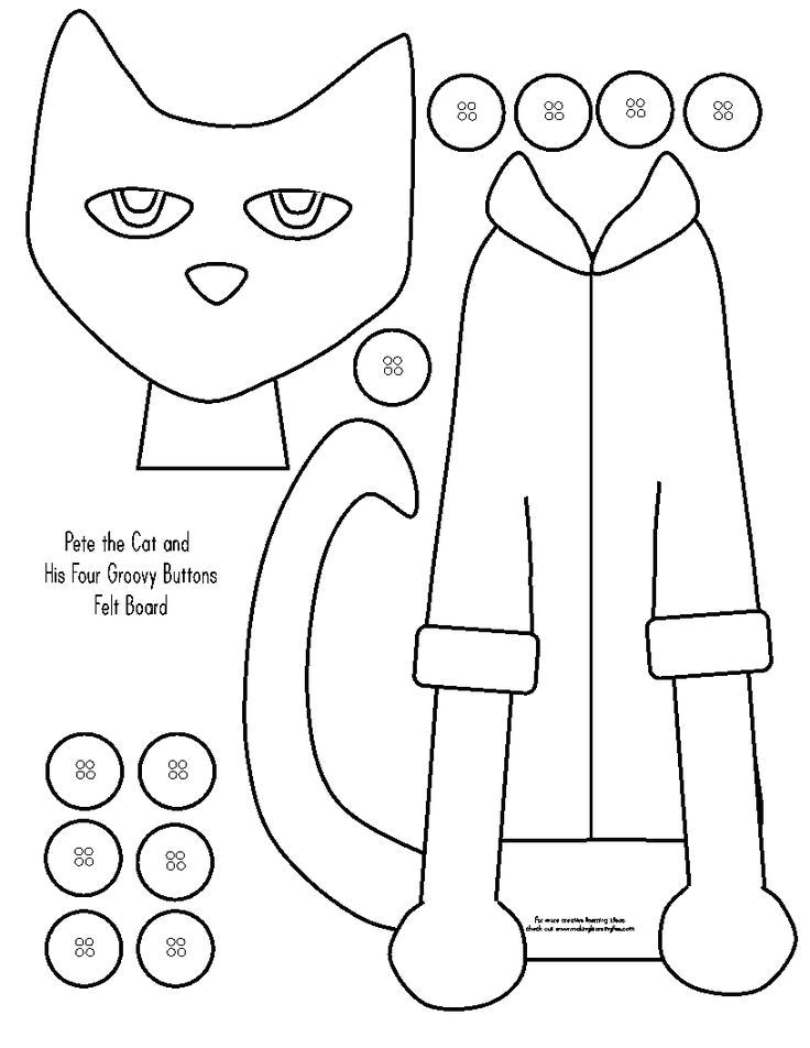 Felt Storyboard Templates Image Result for Felt Board Story Templates Pete the Cat