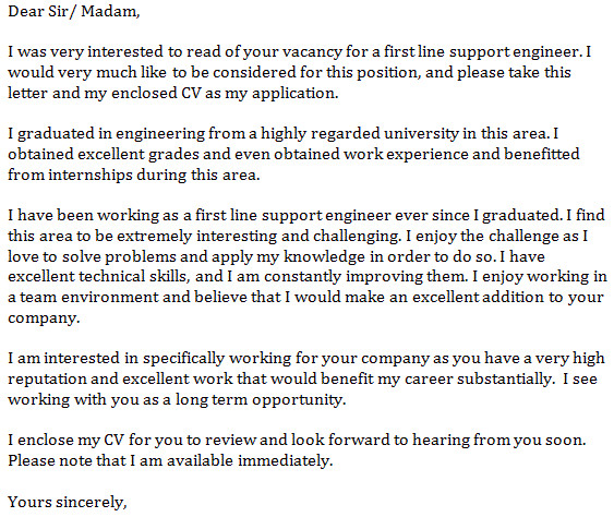 First Line Of A Cover Letter Letter Of Application Letter Of Application Opening Line