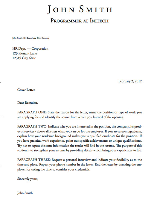 Font to Use for Cover Letter Cover Letter Font Crna Cover Letter