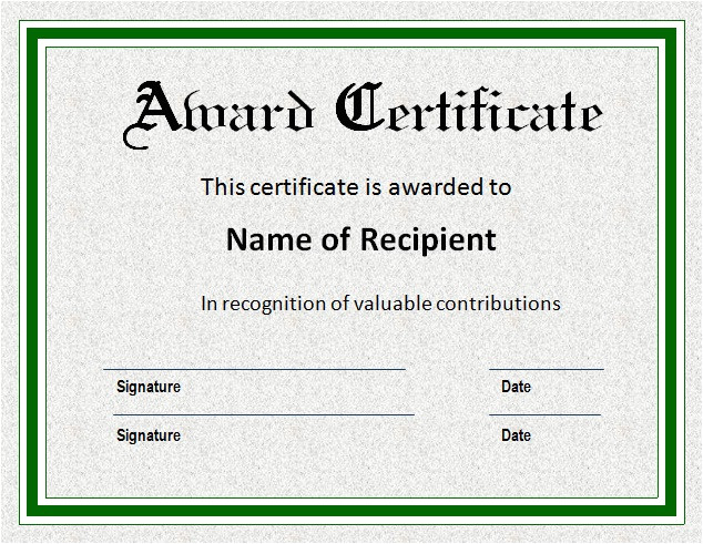 Free Award Certificates Templates to Download Awards Certificate Templates Certificate Templates