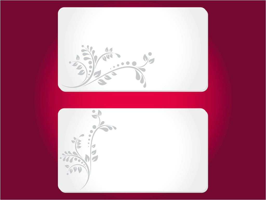Free Complimentary Cards Templates Floral Cards Templates Vector Art Graphics Freevector Com