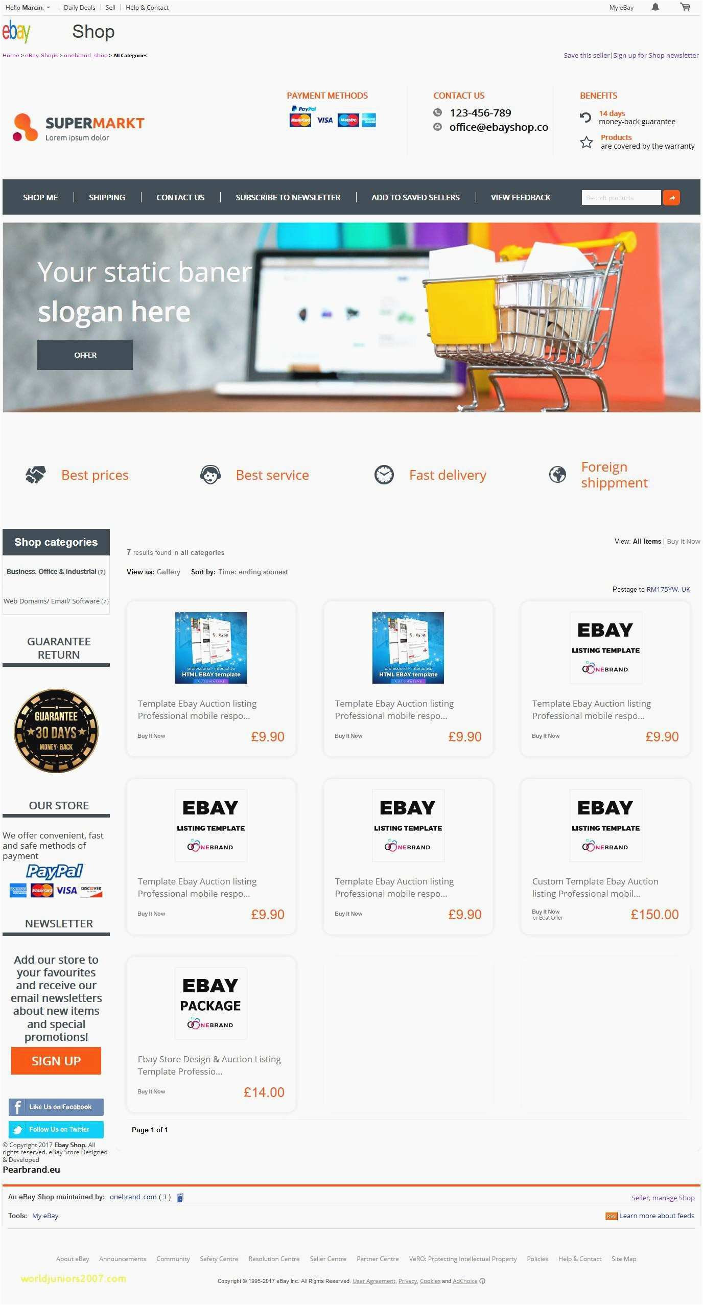 Free Ebay Store Templates Builder Beautiful Free Ebay Store HTML Templates Kinoweb org