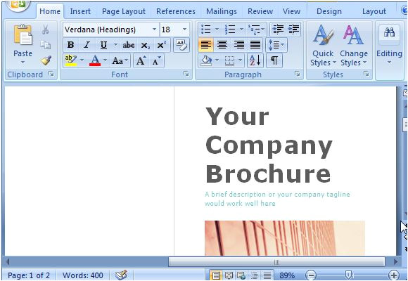 Free Online Brochure Templates Microsoft Word Free Brochure Maker Template for Ms Word