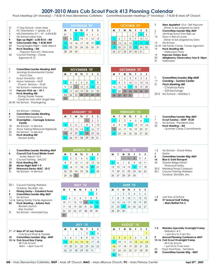 Girl Scout Calendar Template | williamson-ga.us