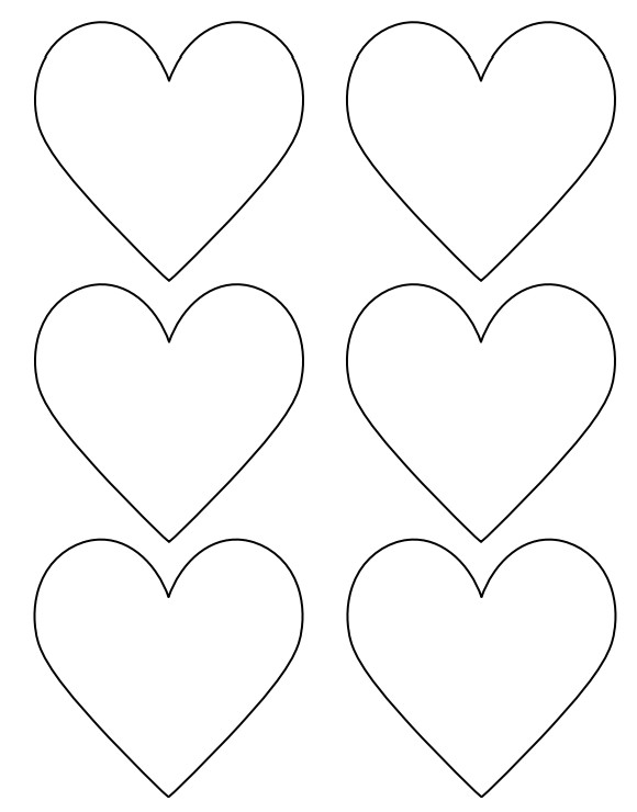 Heart Template for Printing 14 Printable Heart Templates to Download for Free Sample