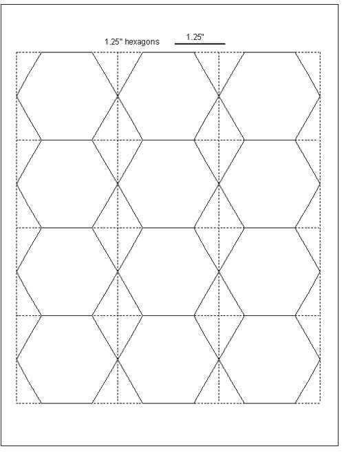 Hexagon Templates for English Paper Piecing Tips for Cutting Hexagon Templates Geta 39 S Quilting Studio