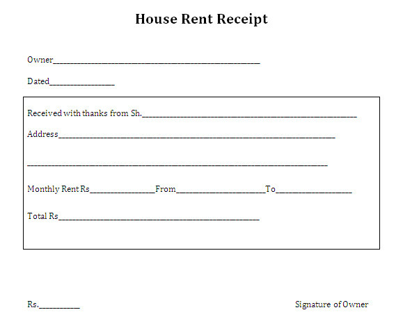House Rent Receipt Template Uk Search Results for House Rent Receipt format Calendar 2015