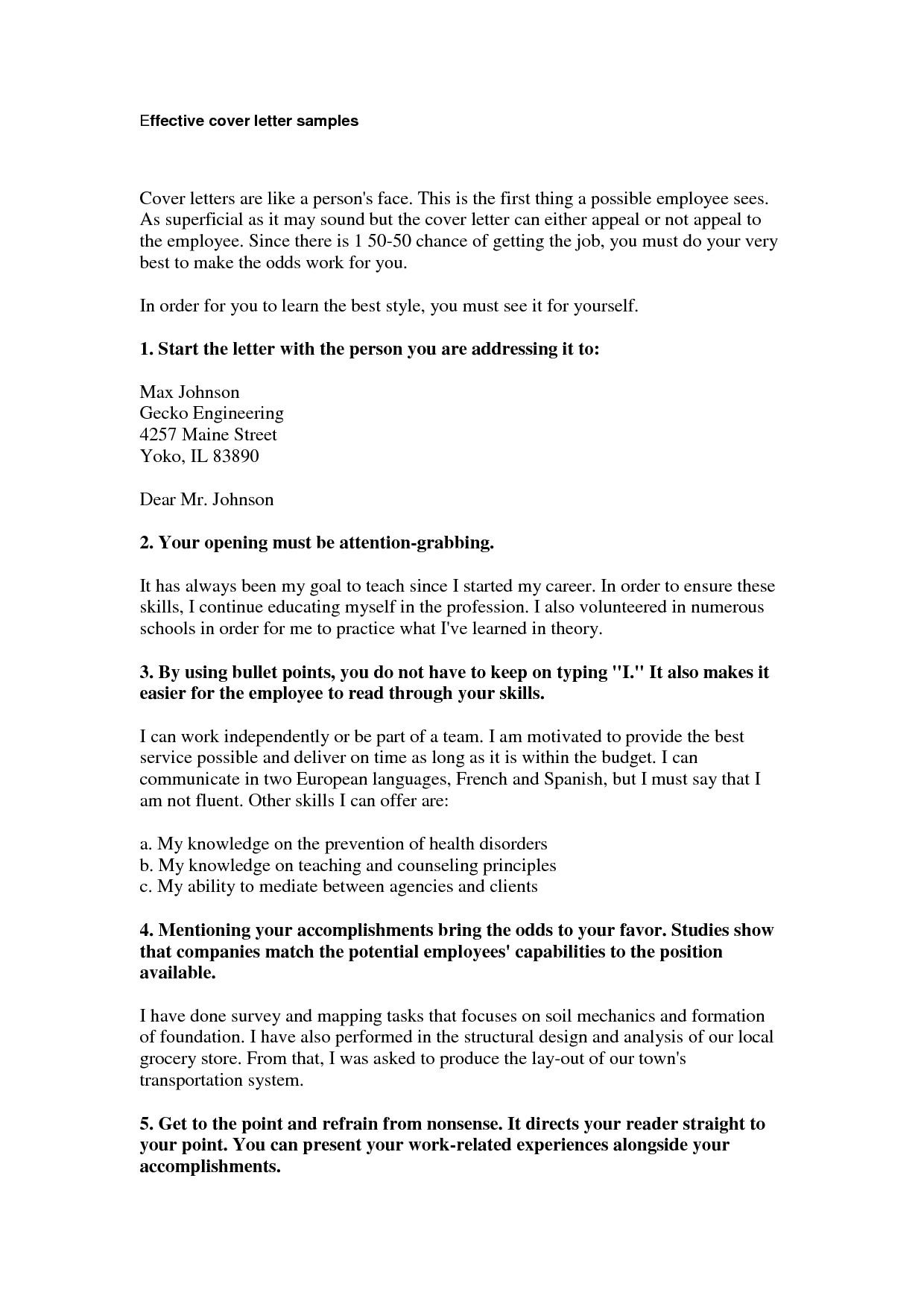 How to Create An Effective Cover Letter Effective Cover Letters Crna Cover Letter