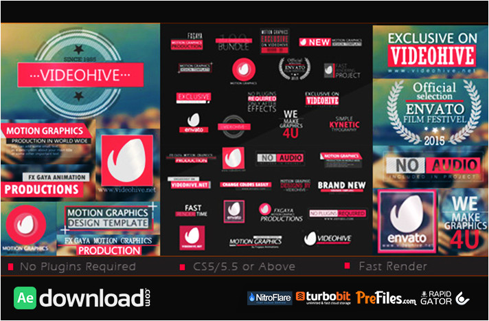 How to Get Free Videohive Templates 30 Title Bundle Videohive Project Free Download Free