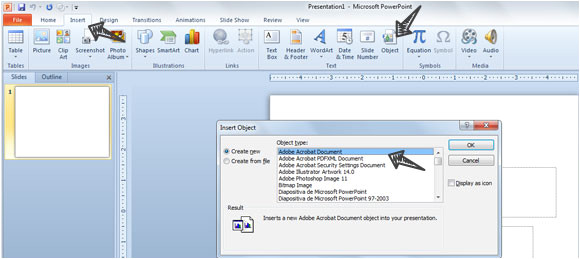 How to Insert Template In Powerpoint Insert Pdf Into Powerpoint Presentation