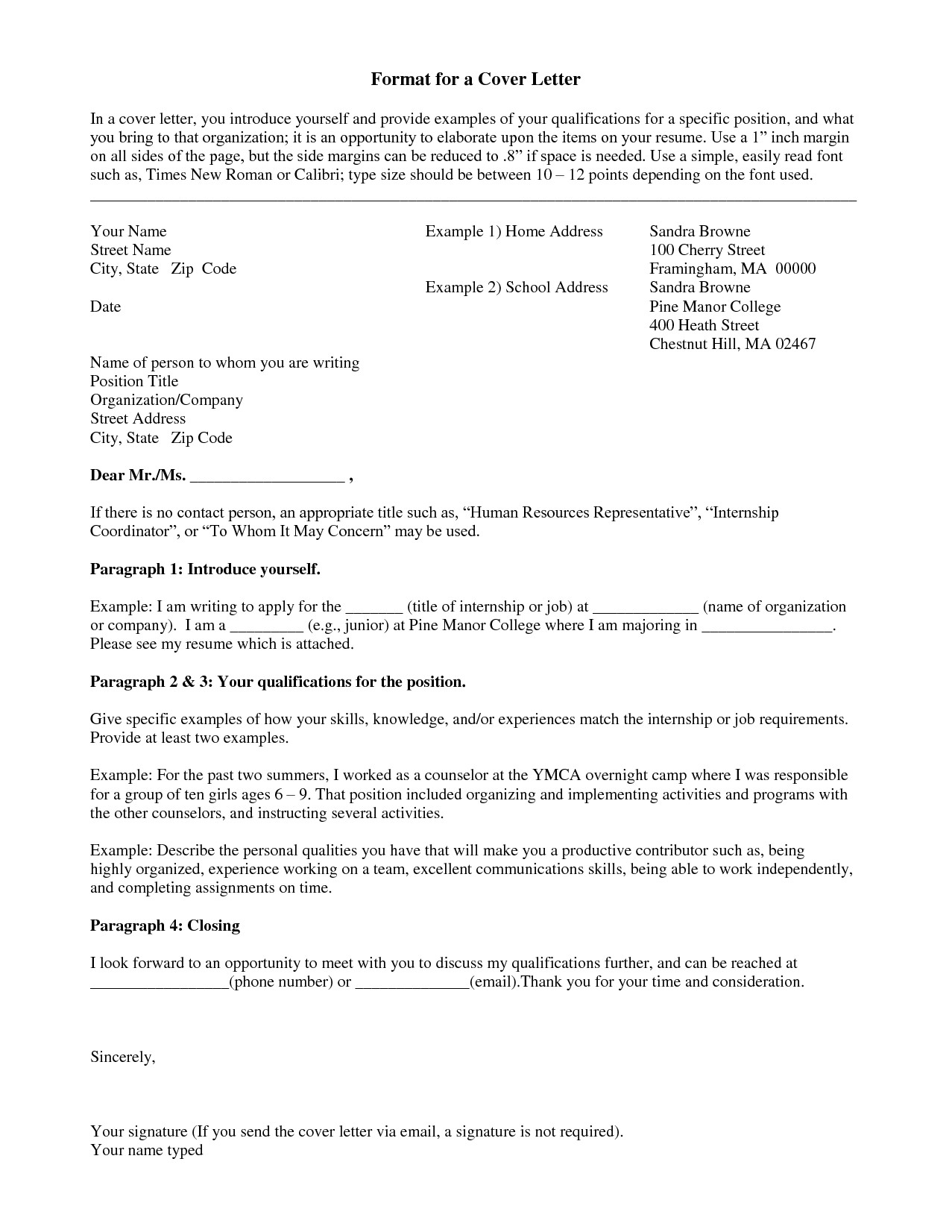 How to Introduce Yourself In A Cover Letter 7 How to Introduce Yourself In A Letter Memo formats