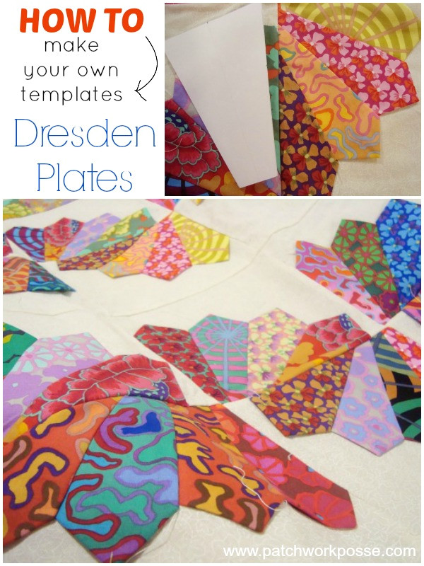 How to Make A Dresden Plate Template Dresden Plate Quilt Block Tutorial and Template