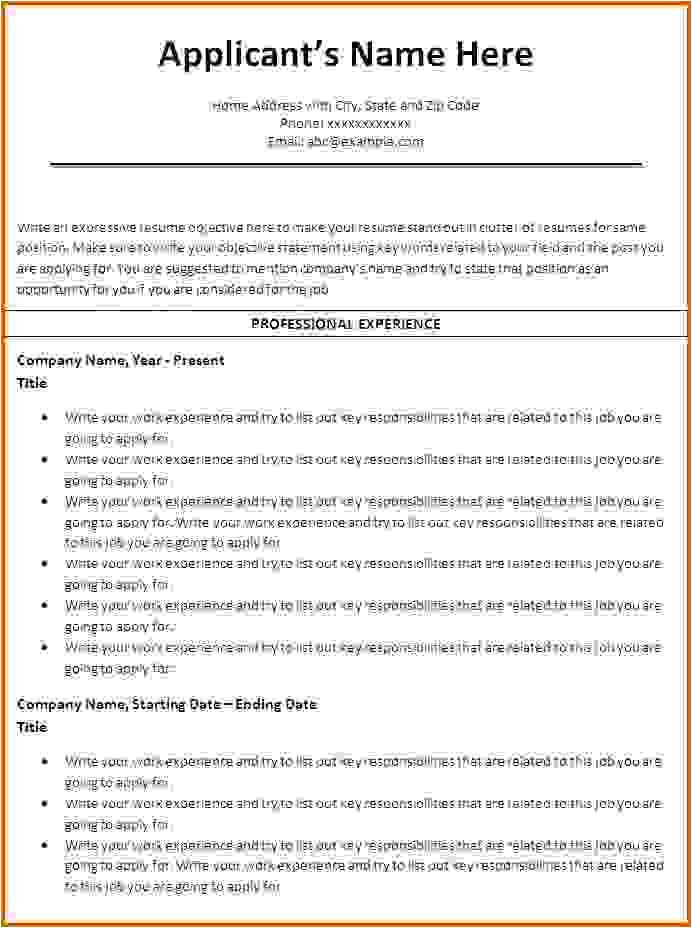 How to Make A Resume Template On Word 2010 6 How to Make A Resume On Word 2010 Lease Template