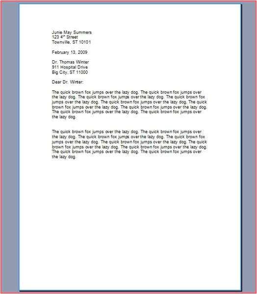 How to Type A Cover Letter for A Job How to Type A Cover Letter for A Resume Ehow