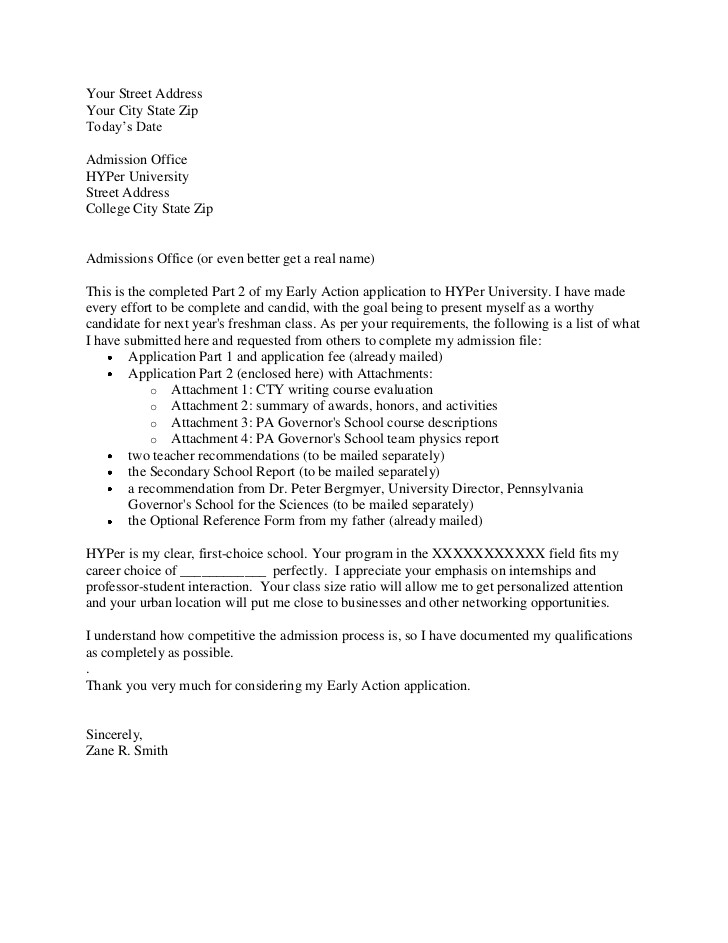 How to Write A Cover Letter for A College Application College Application Cover Letter College Confidential