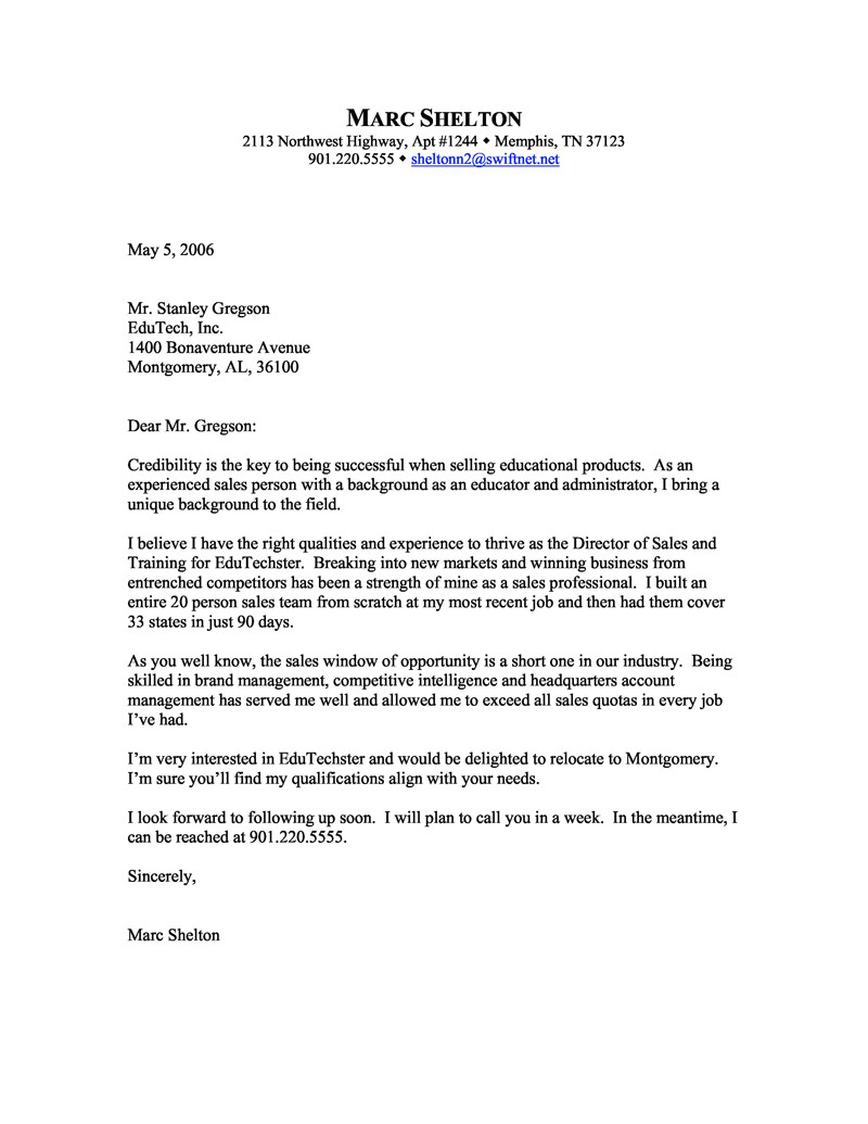How to Write A Cover Letter for A Sales Job Sales Cover Letter Examples Executive Help now