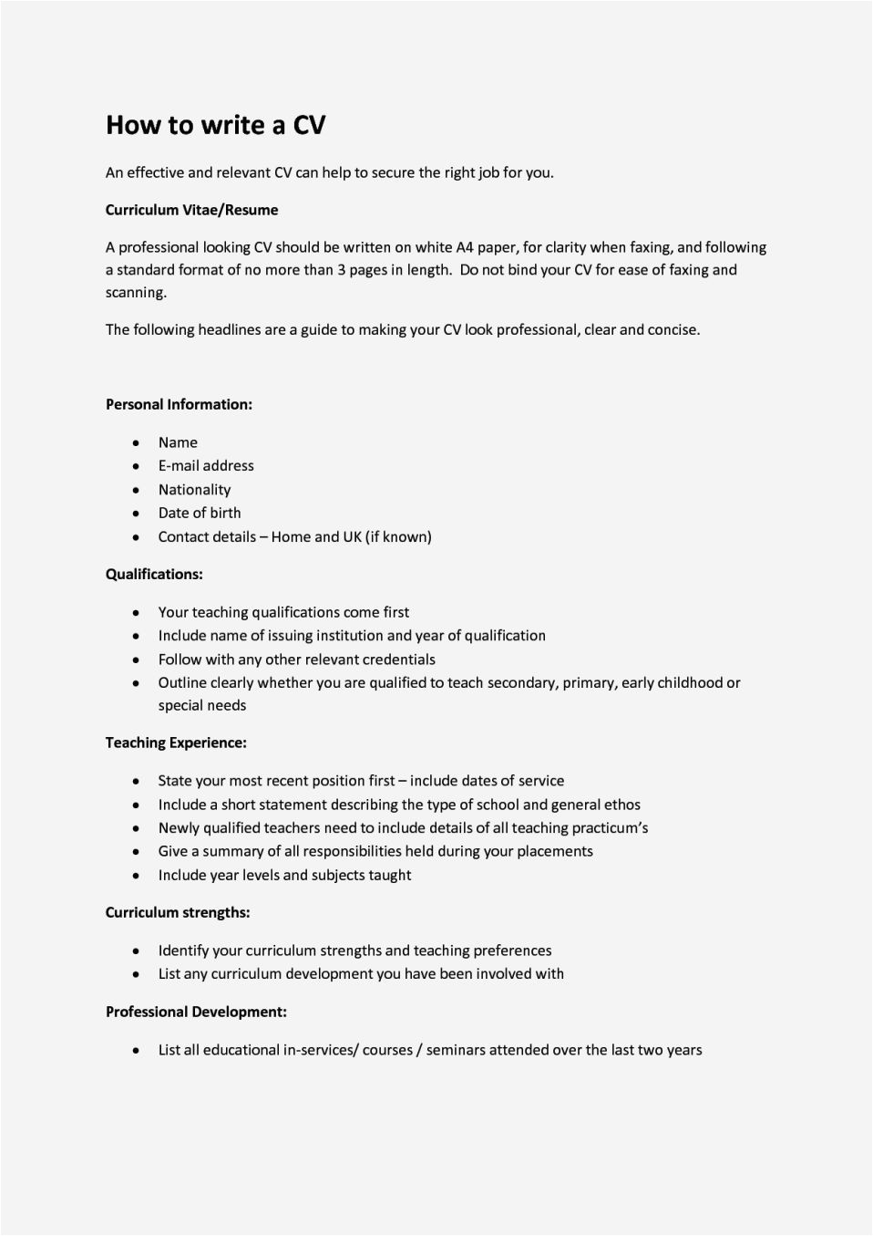 How to Write A Cv Cover Letter Examples How to Write A Cv for A 16 Year Old with No Experience Uk