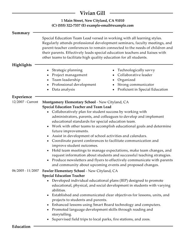 It Team Lead Resume Sample Team Lead Resume Examples Free to Try today