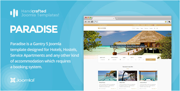Joomla Hotel Booking Template It Paradise Gantry 5 Hotel Booking Joomla Template