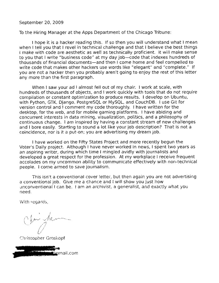 Kick ass Cover Letters Chris 39 Kick ass Cover Letter Good for Business