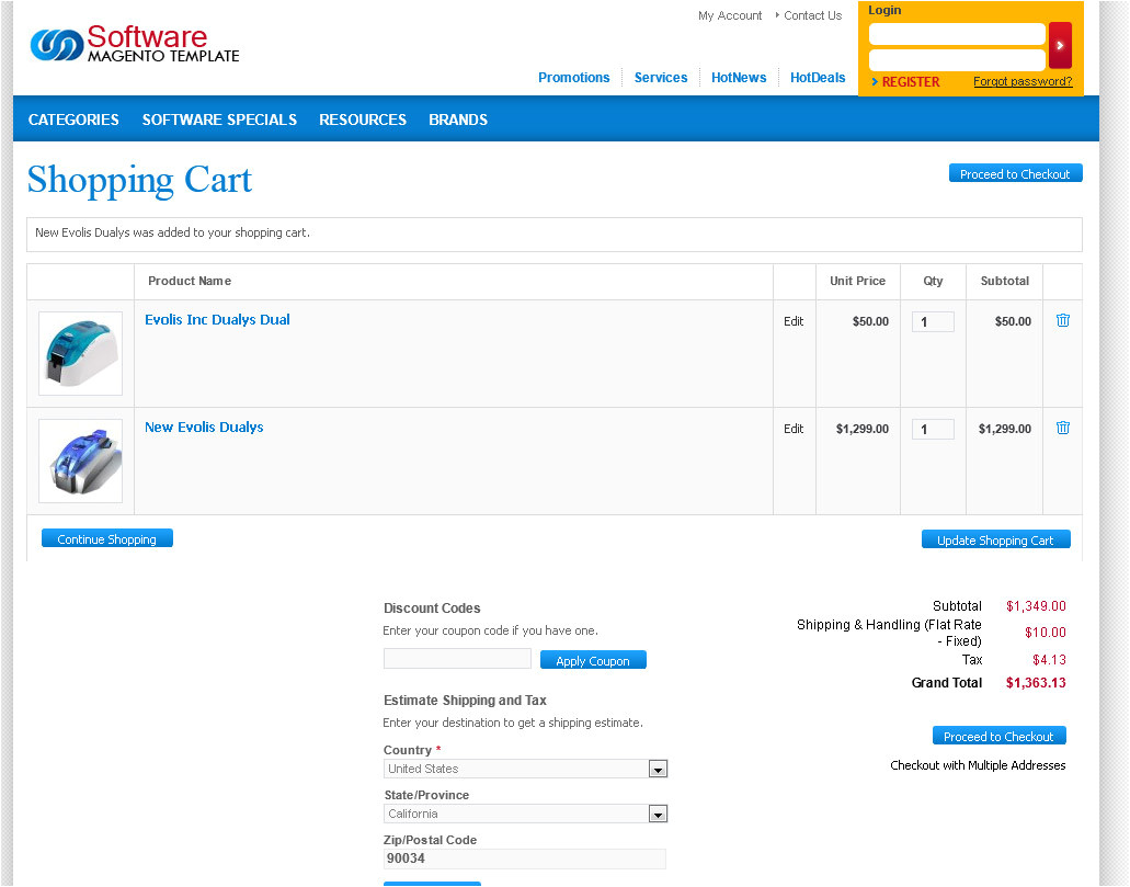 Magento Shopping Cart Template Customize Magento 2 Shopping Cart Page