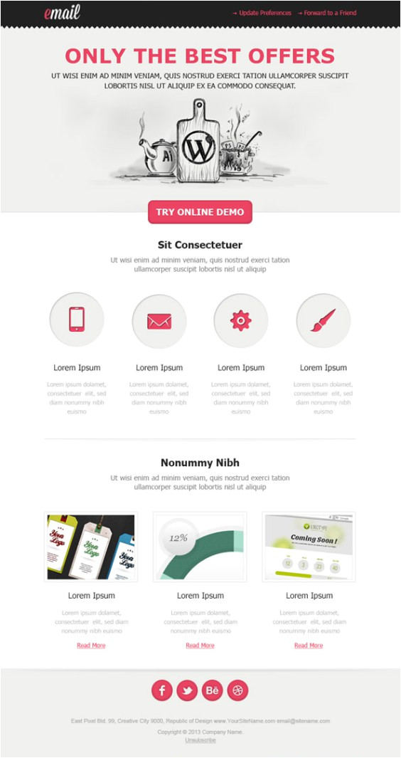 Mail Designer Templates 900 Free Responsive Email Templates to Help You Start